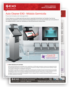 Brochure Módulo Germicida Auto Cleaner EXO tapa brochure Módulo Germicida Auto Cleaner EXO