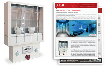 Unidad Germicida UVGI EXO LANIN UV-50 Programable Brochure